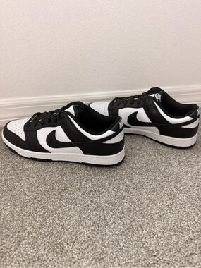 Nike Men’s Panda Dunk Low Sneakers - Black/White